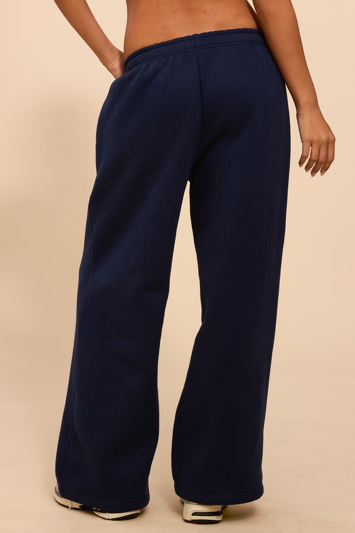 Edikted Major Wide Leg Sweatpants - Cotton Polyester Graphic Text