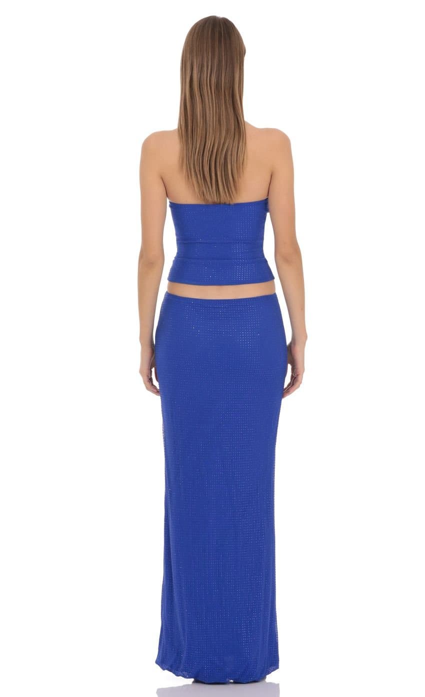 Elsie Rhinestone Maxi Skirt