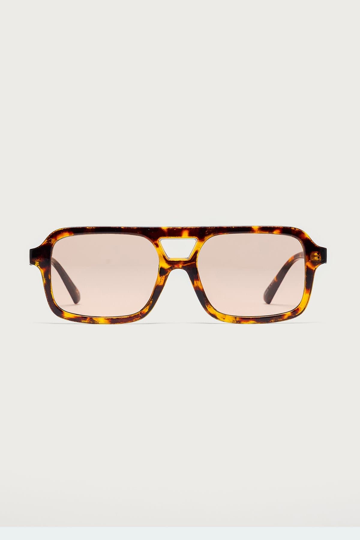Gianni Square Sunglasses Tortoise Polycarbonate UV Protected Lenses