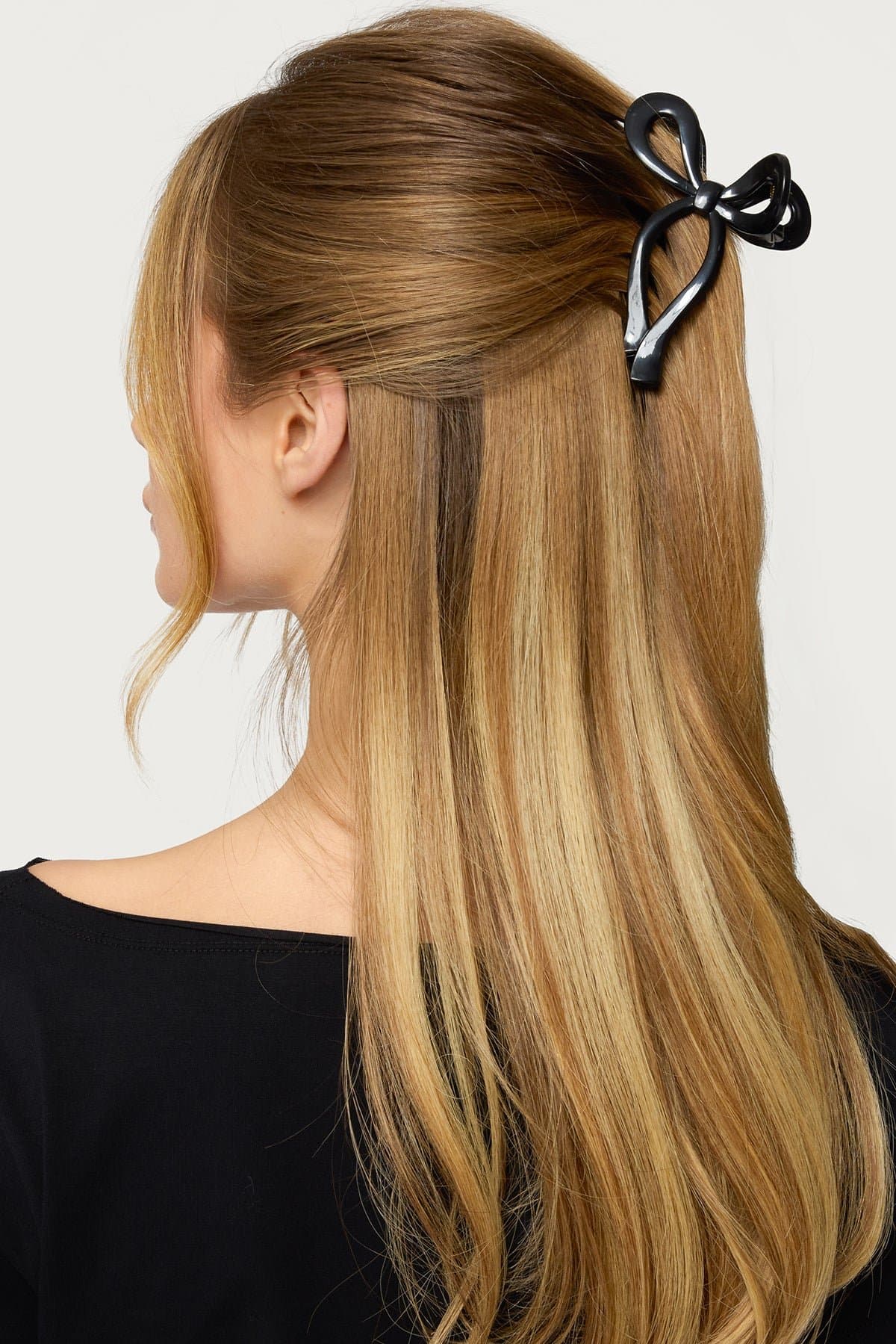 Bow Hair Clip - Polyethylene 4.3 Inch Length Accessory