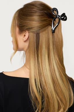 Bow Hair Clip - Polyethylene 4.3 Inch Length Accessory