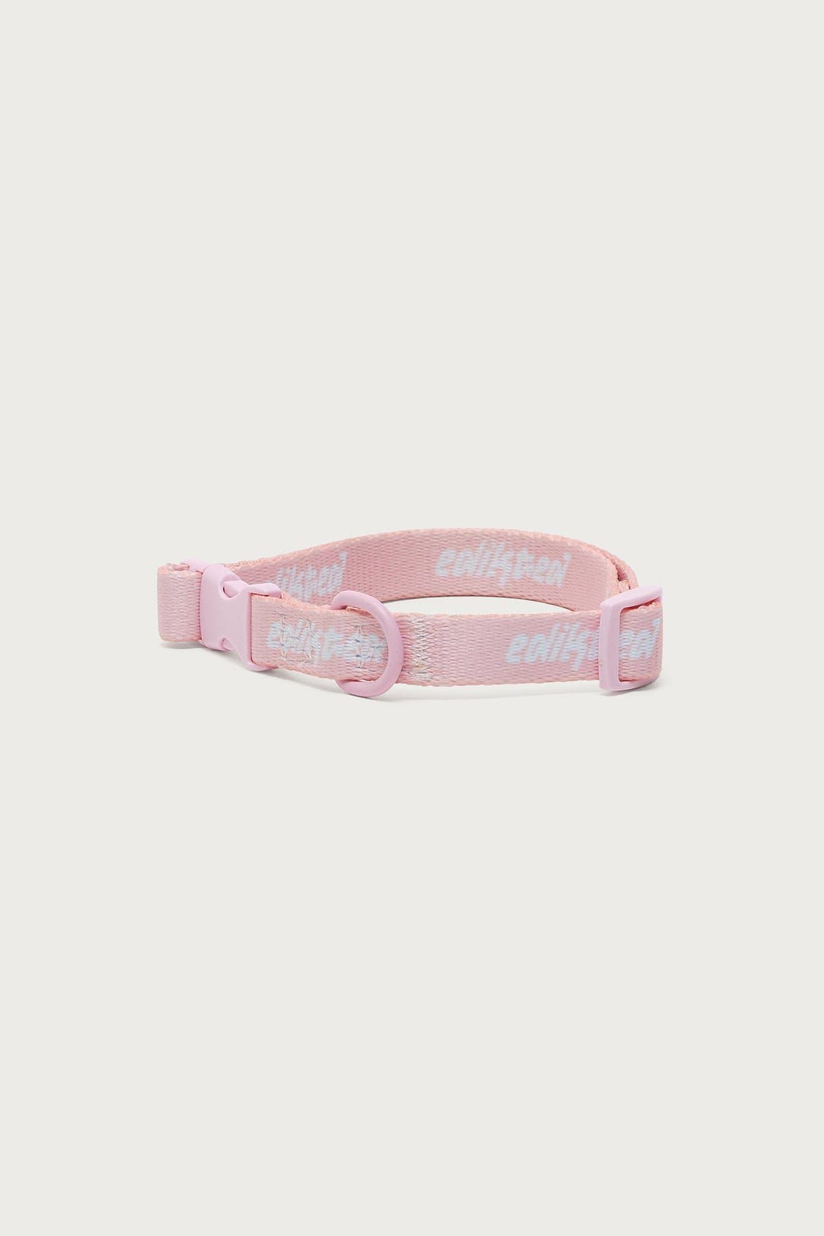 Edikted Adjustable Pet Collar with Graphic Text - Polyester, Plastic, Metal, Sizes S-XL