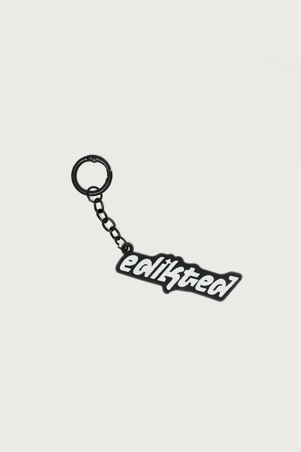 Daily Edikted Graphic Keychain - Silicone and Metal, 2.8 Inch Length