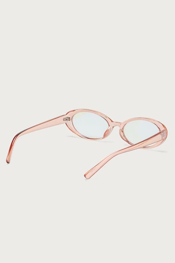Rosalie Oval Polycarbonate Glasses Frame Width 5.5in Lens Height 1.2in Arm 5.7in