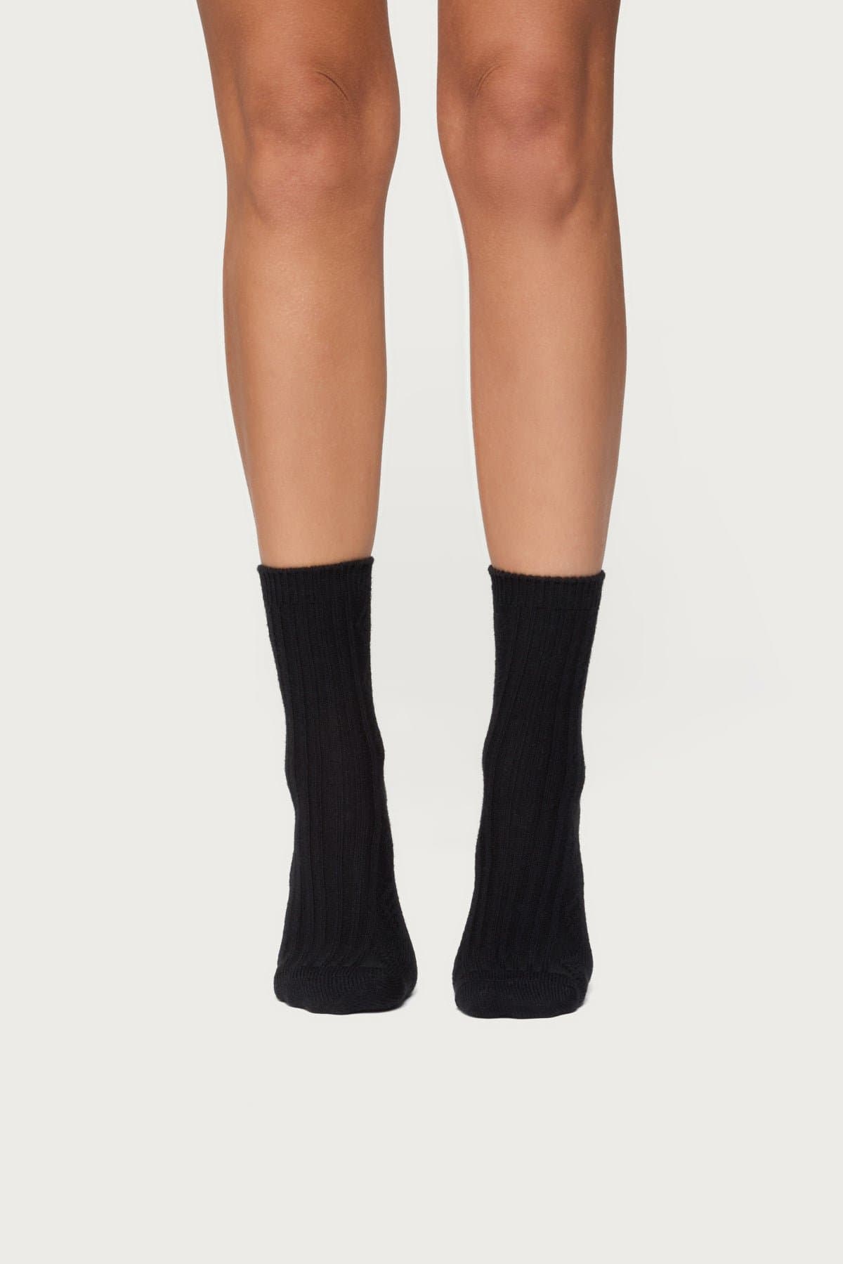 Cozy Diamond Knit Socks - Cotton Polyester Spandex Blend, 13 Inch Length