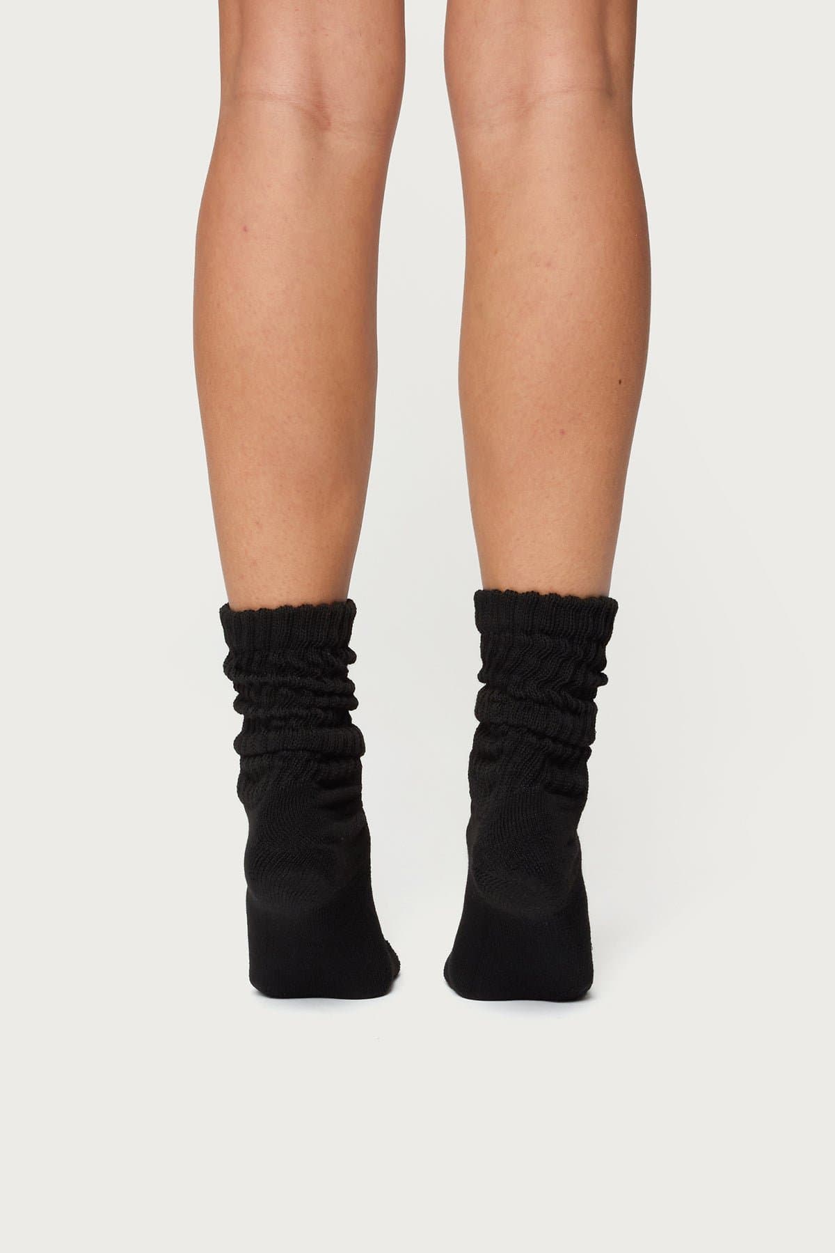 Scrunch Socks Ribbed Cotton Spandex Blend 13 Inch Length Ankle Socks