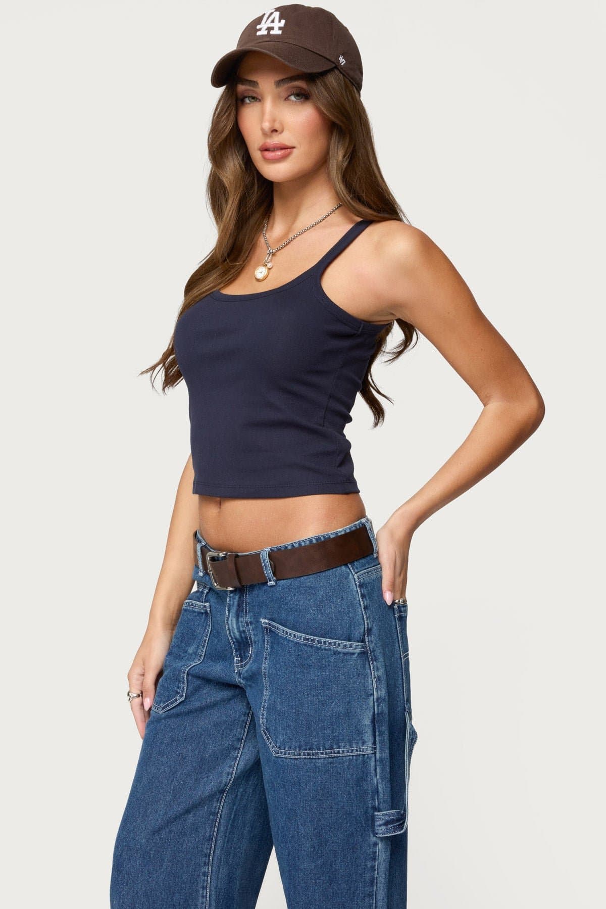 Basic Babe Tank Top - Cotton Spandex Women's Top