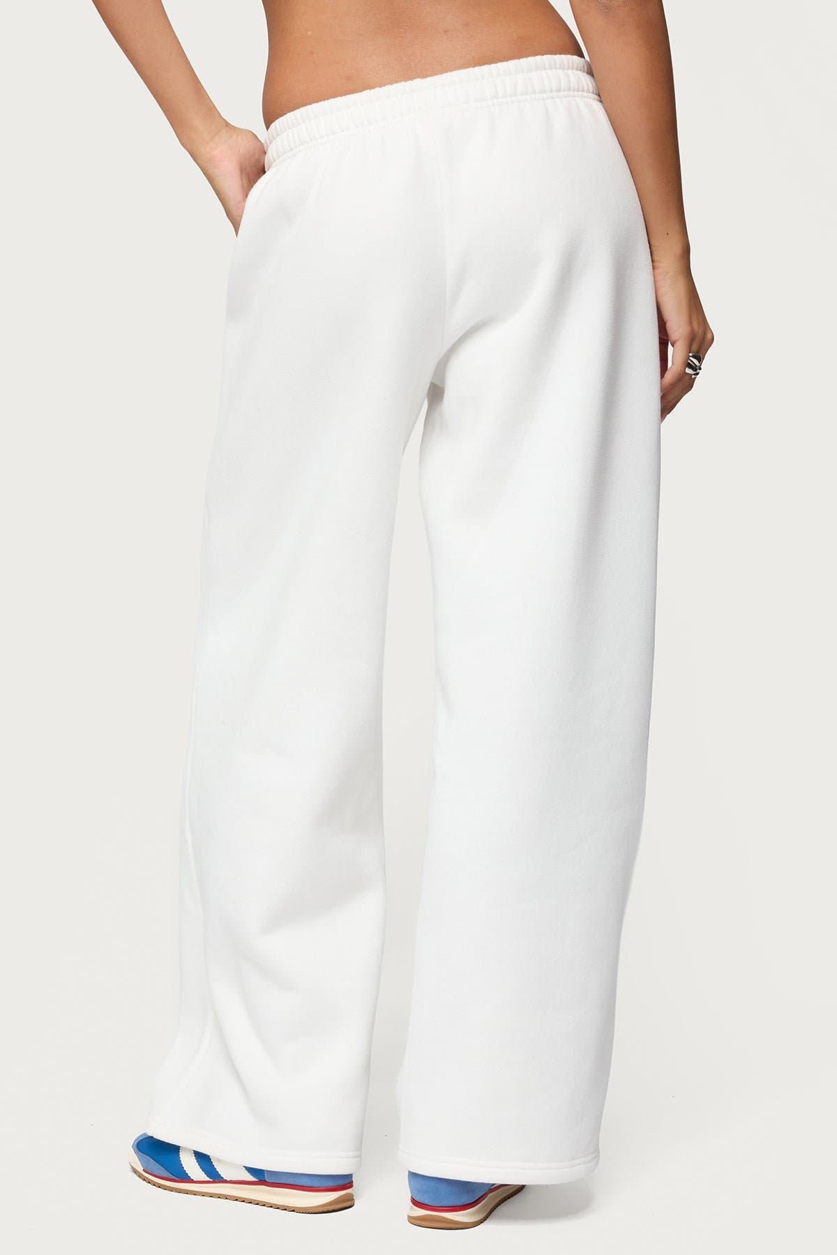 Keychain Cutie Straight Leg Sweatpants with Edikted NY Graphic Edikted