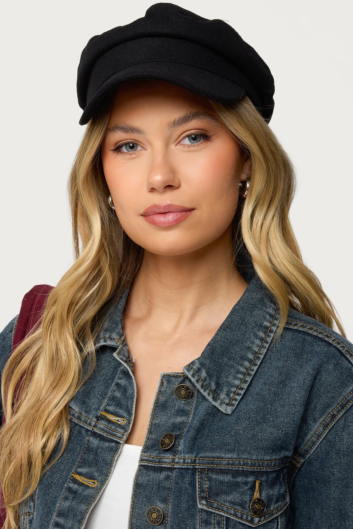 Baker Boy Hat Polyester Cotton Blend 10.2x7.7 Inches