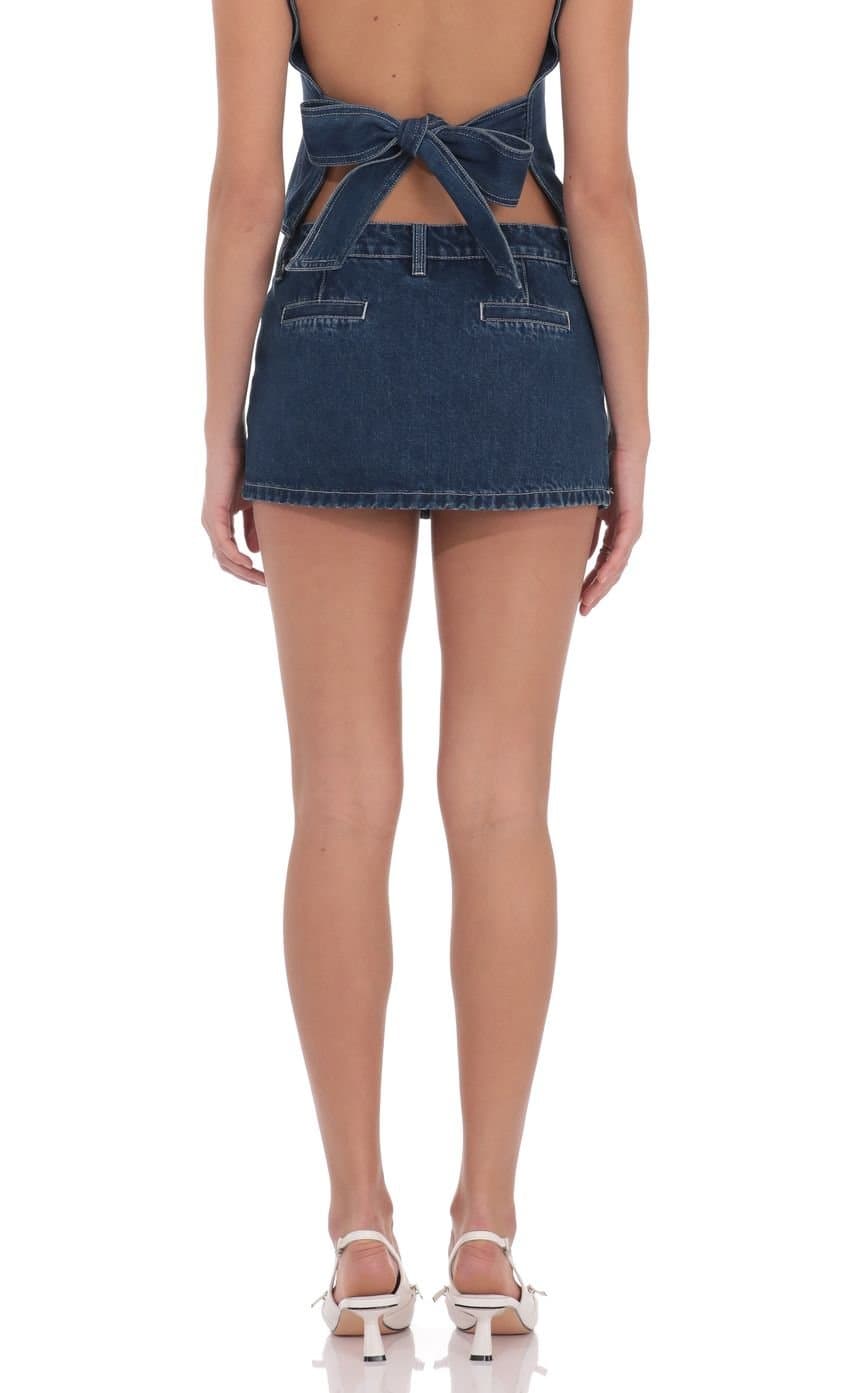 Kalyth Denim Skort
