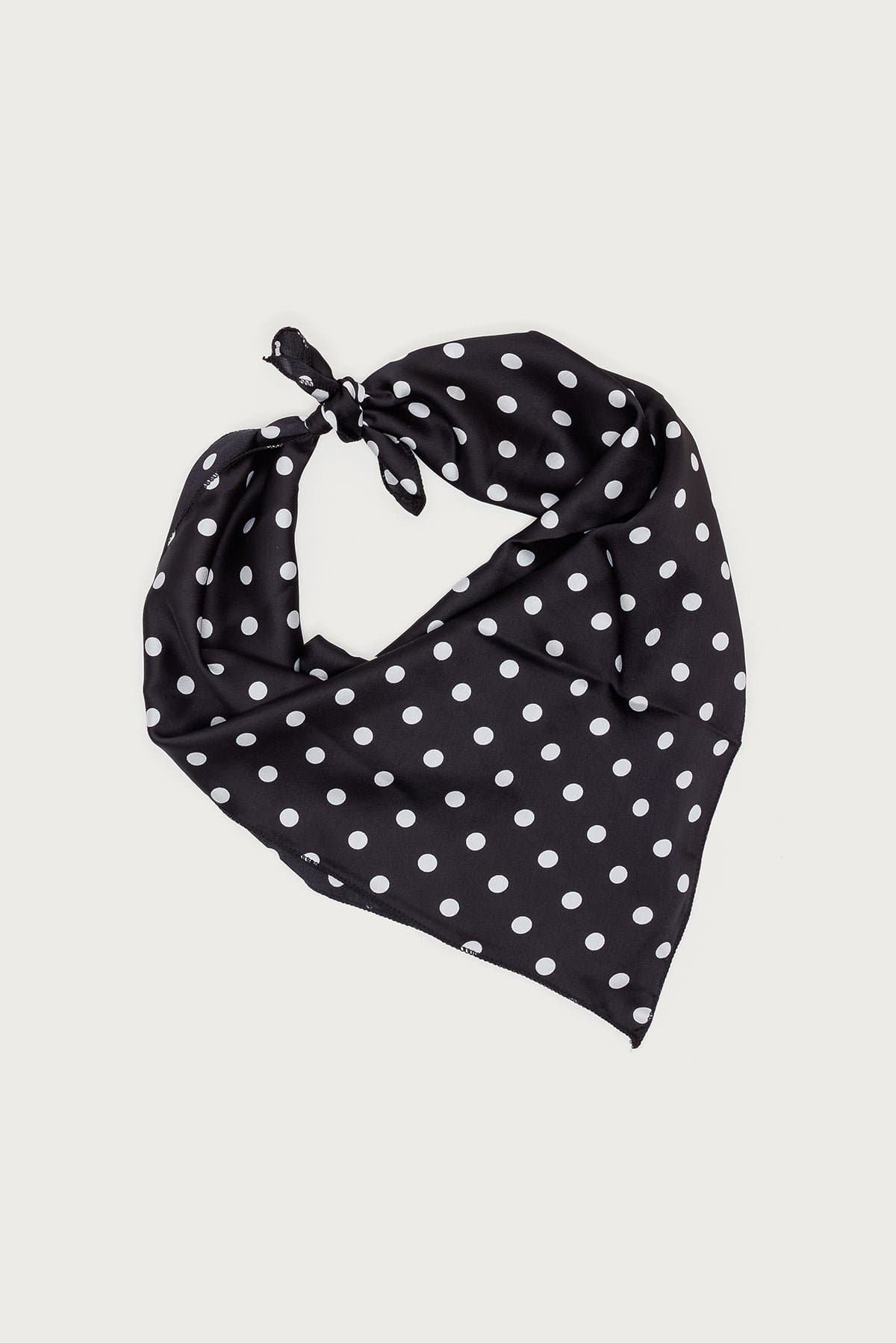 Polka Dot Satin Effect Belt - Polyester, 27.6 Inch Length