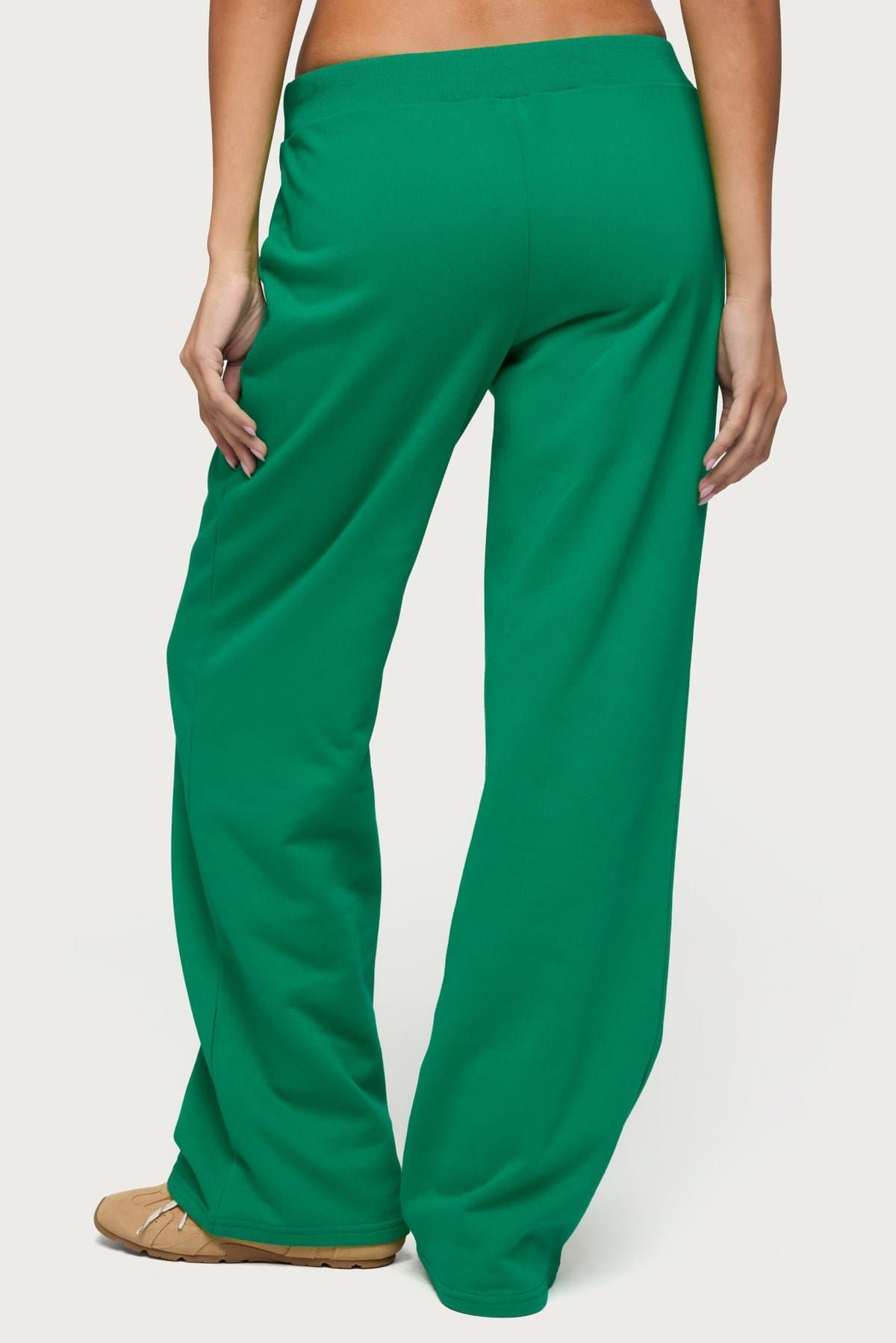 06 Sweatpants - Straight Leg Fit, Adjustable Tie Waist, Cotton Polyester