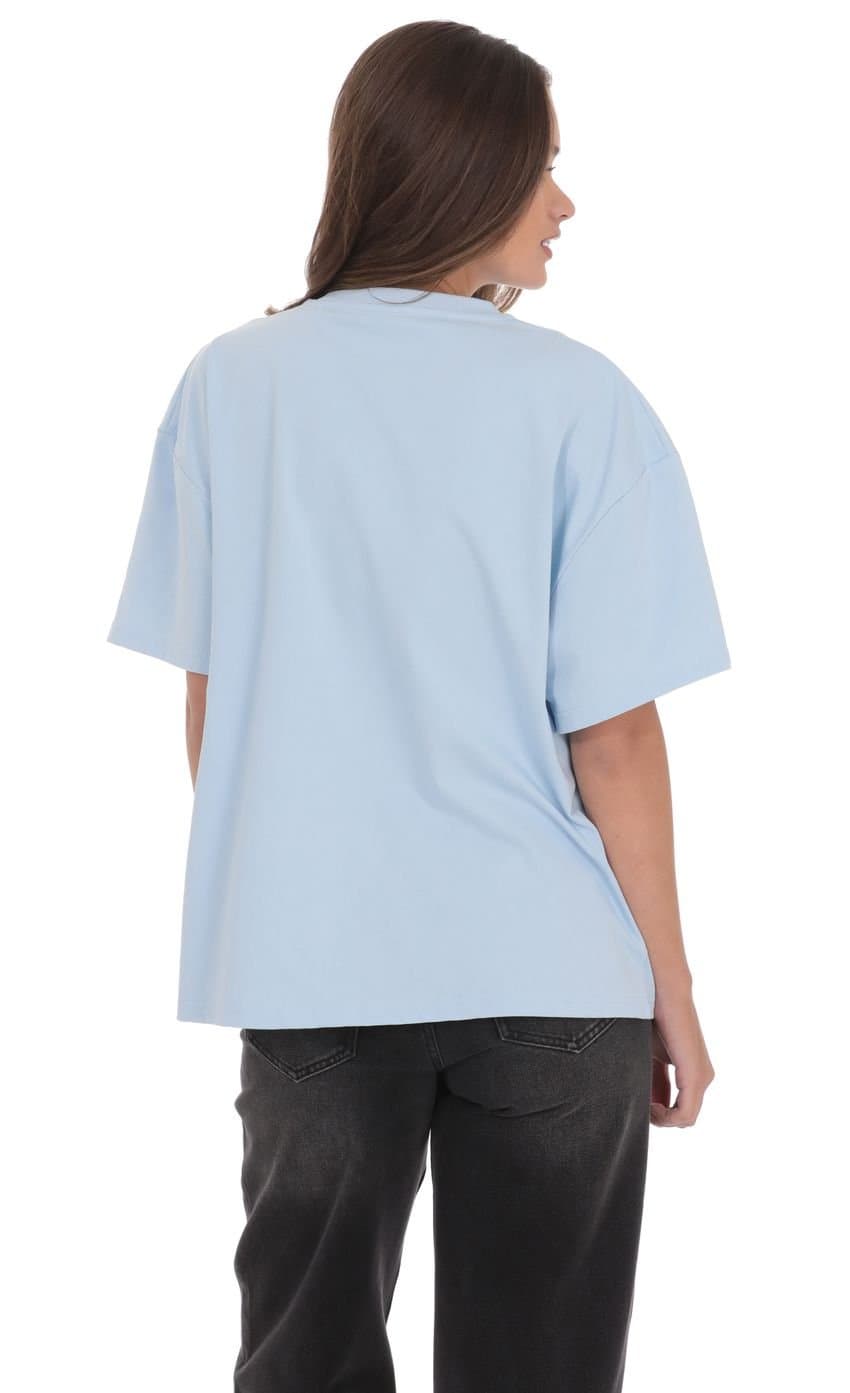 LA Graphic T-Shirt in Light Blue