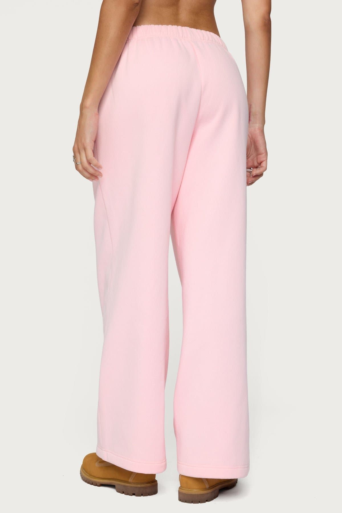 Lucky 8 Sweatpants - Low Rise Waist, Graphic Print, Polyester Cotton, Size S Inseam 30.51in