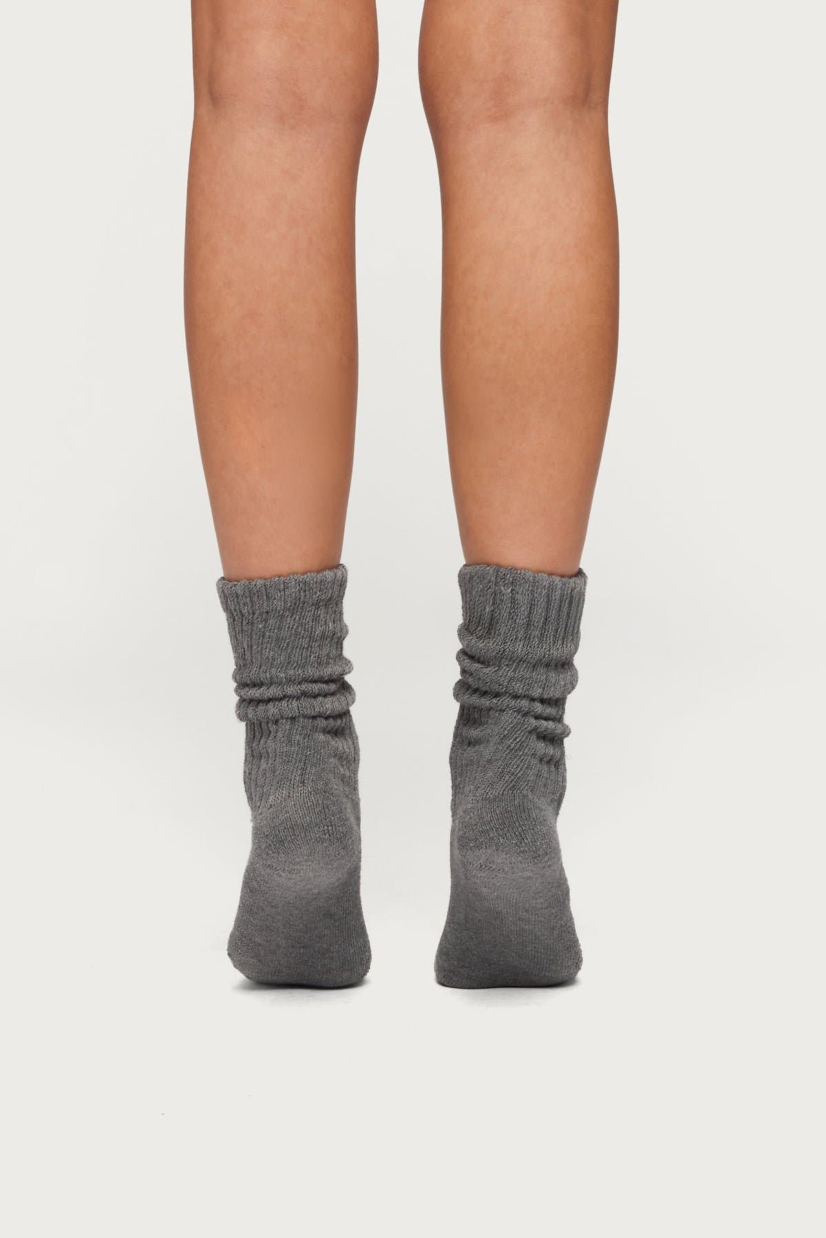 Scrunch Socks Ribbed Cotton Spandex Blend 13 Inch Length Ankle Socks