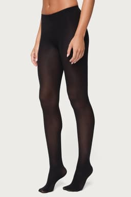 Opaque Tights Nylon Spandex Blend Length 31.1in Width 8.8in