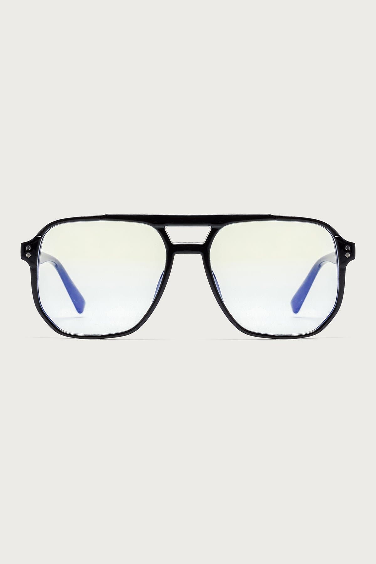 On The Daily Square Polycarbonate Glasses Frame Width 5.6in Lens Height 2in Arm 5.6in