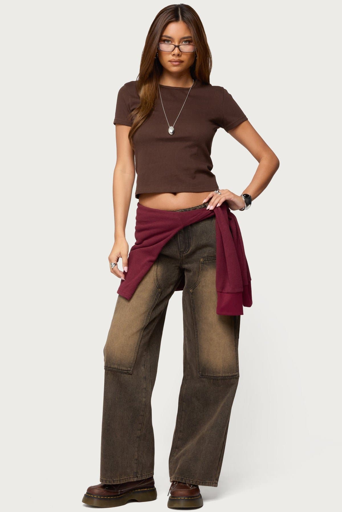 Nikkey Semi Sheer T-Shirt - Cotton Polyester Women's Top