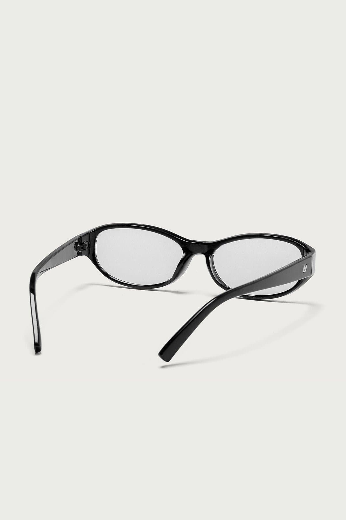 Lavinia Oval Polycarbonate Glasses Frame Width 5.7in Lens Height 1.5in Arm 5.7in