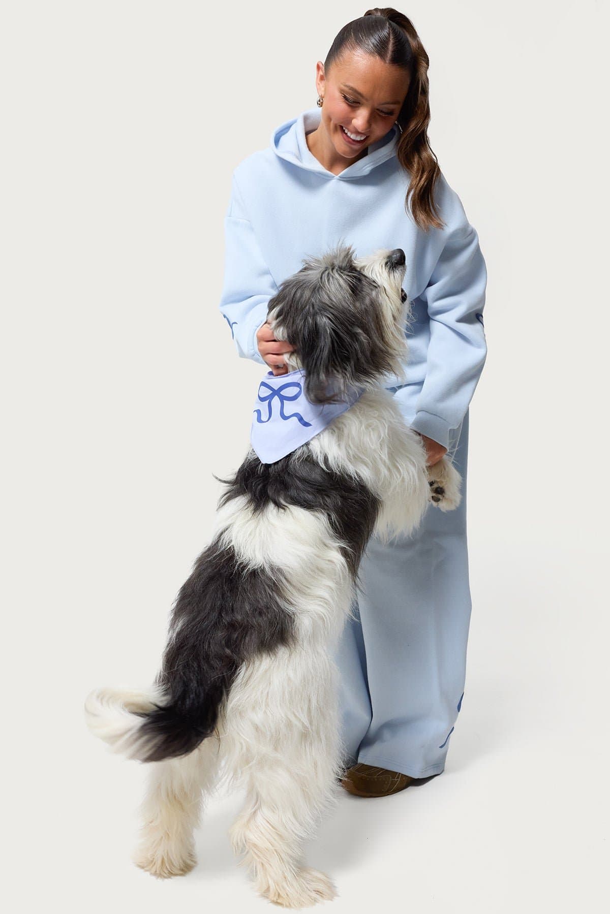 Bonney Bow Pet Bandana - 100% Cotton, 16.1x25.2 Inches