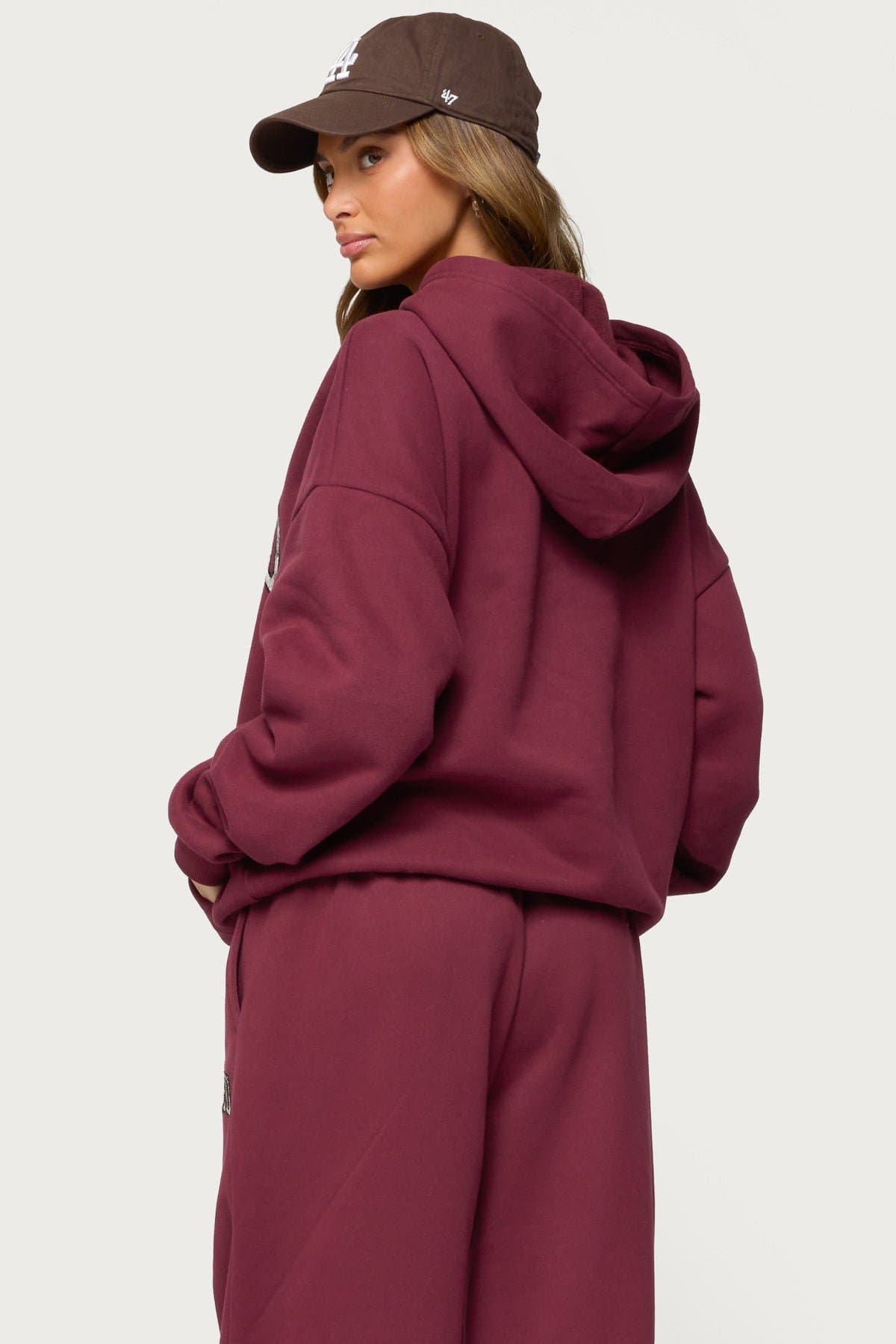 Camo Crush Edikted Oversized Hoodie - Polyester Cotton Blend