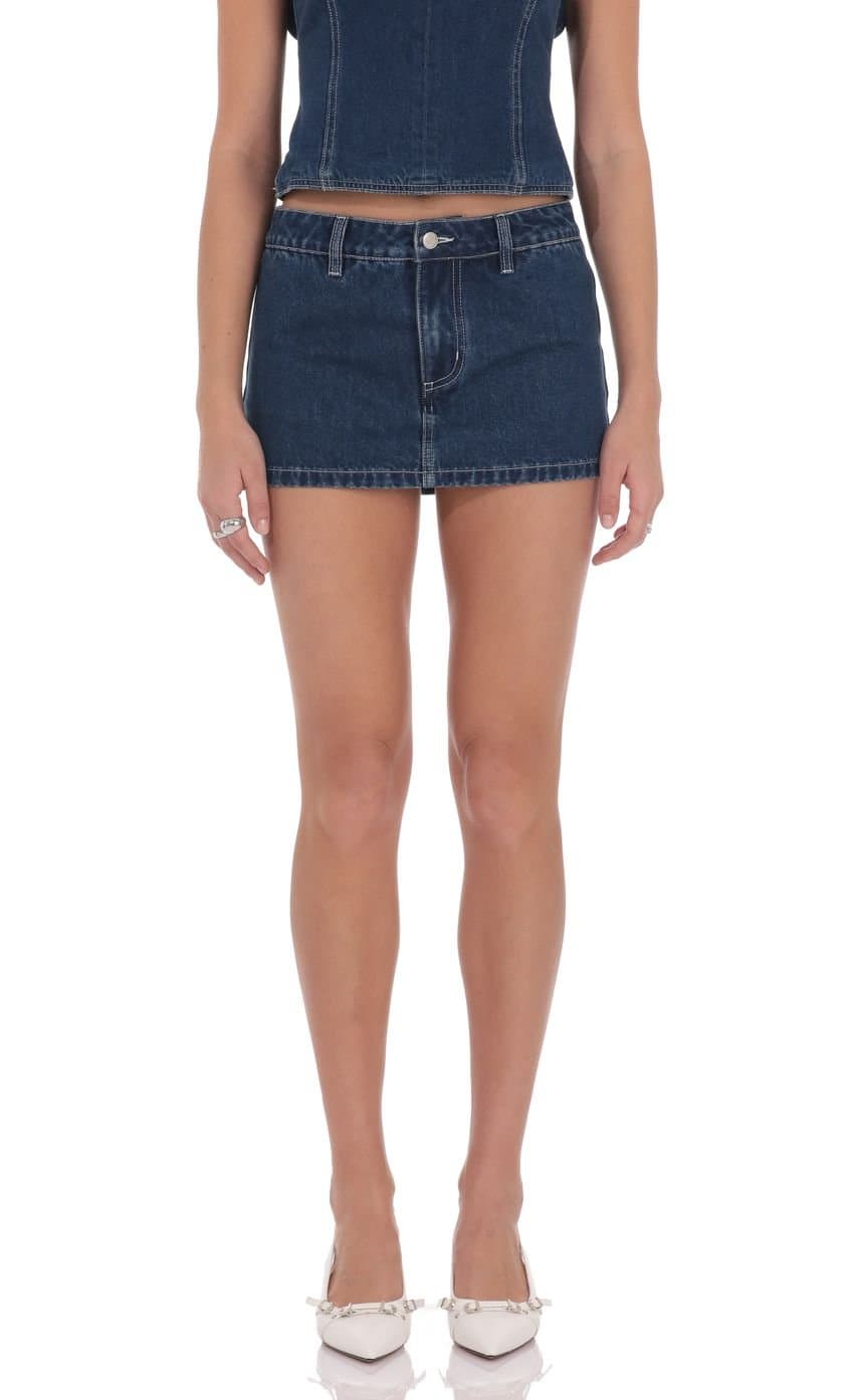 Kalyth Denim Skort
