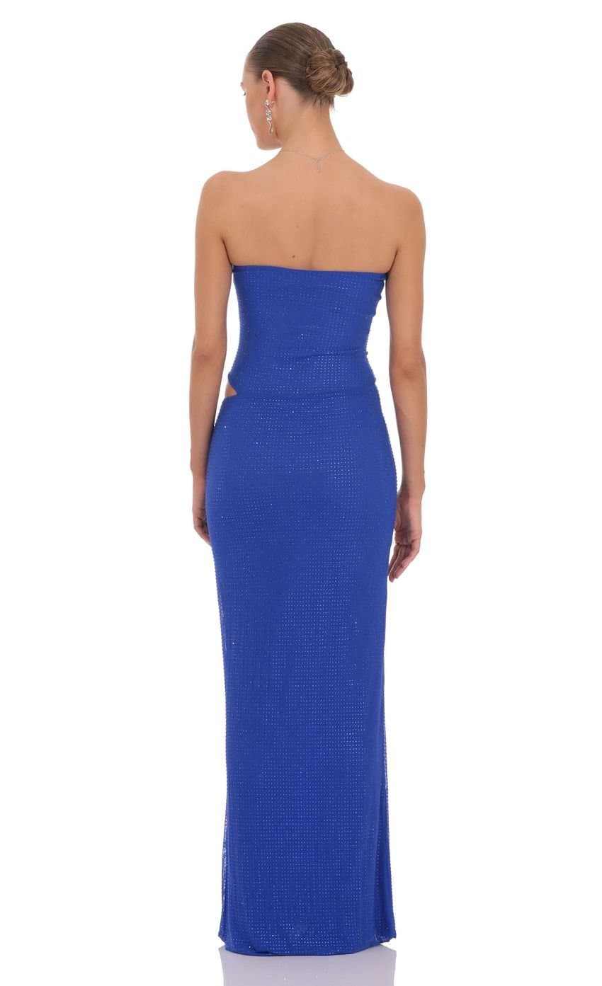 Liora Rhinestone Maxi Dress