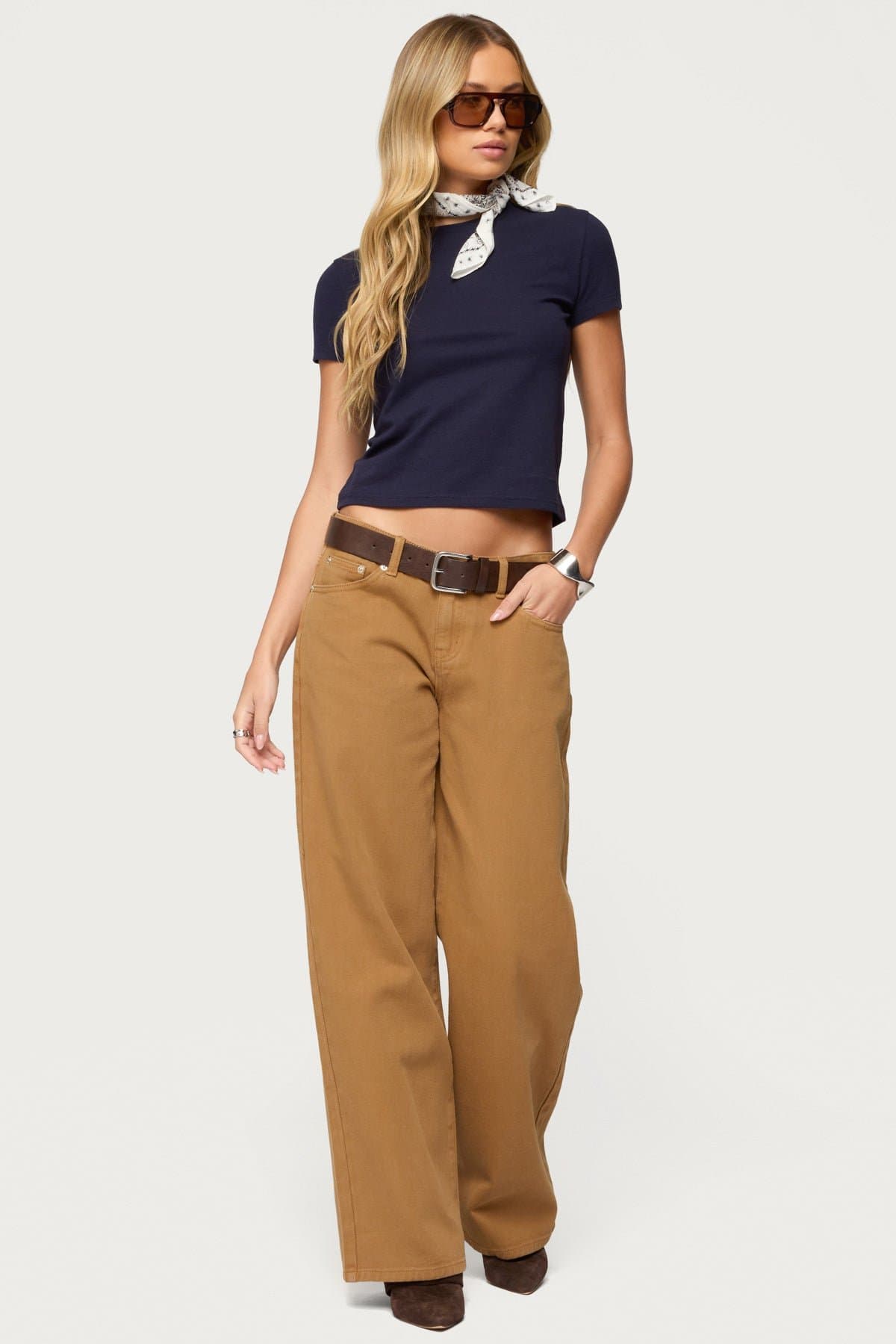 Natalie Fitted T-Shirt - Cotton Spandex Women's Size S