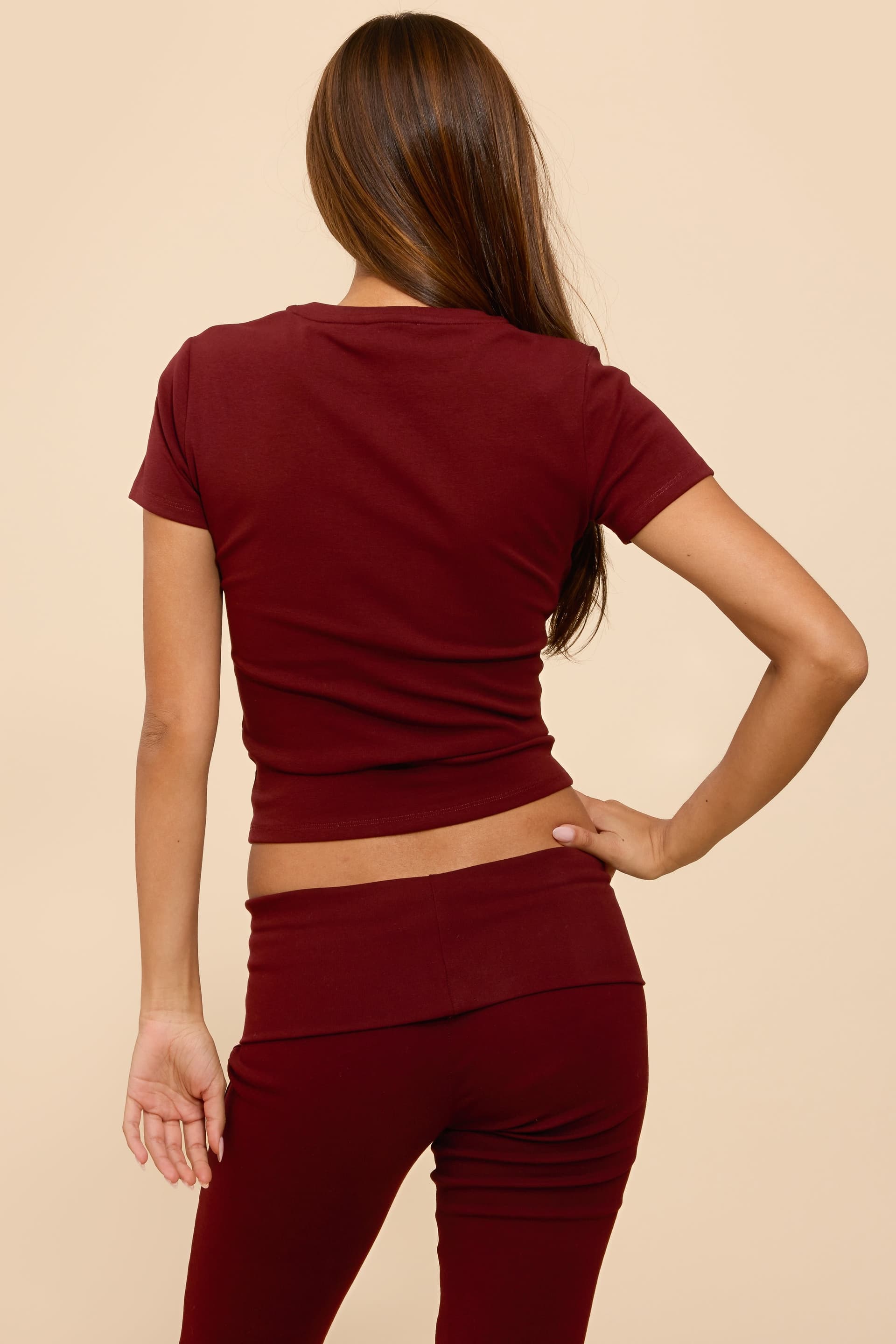 Emelia Fitted T-Shirt - Cotton Spandex Blend