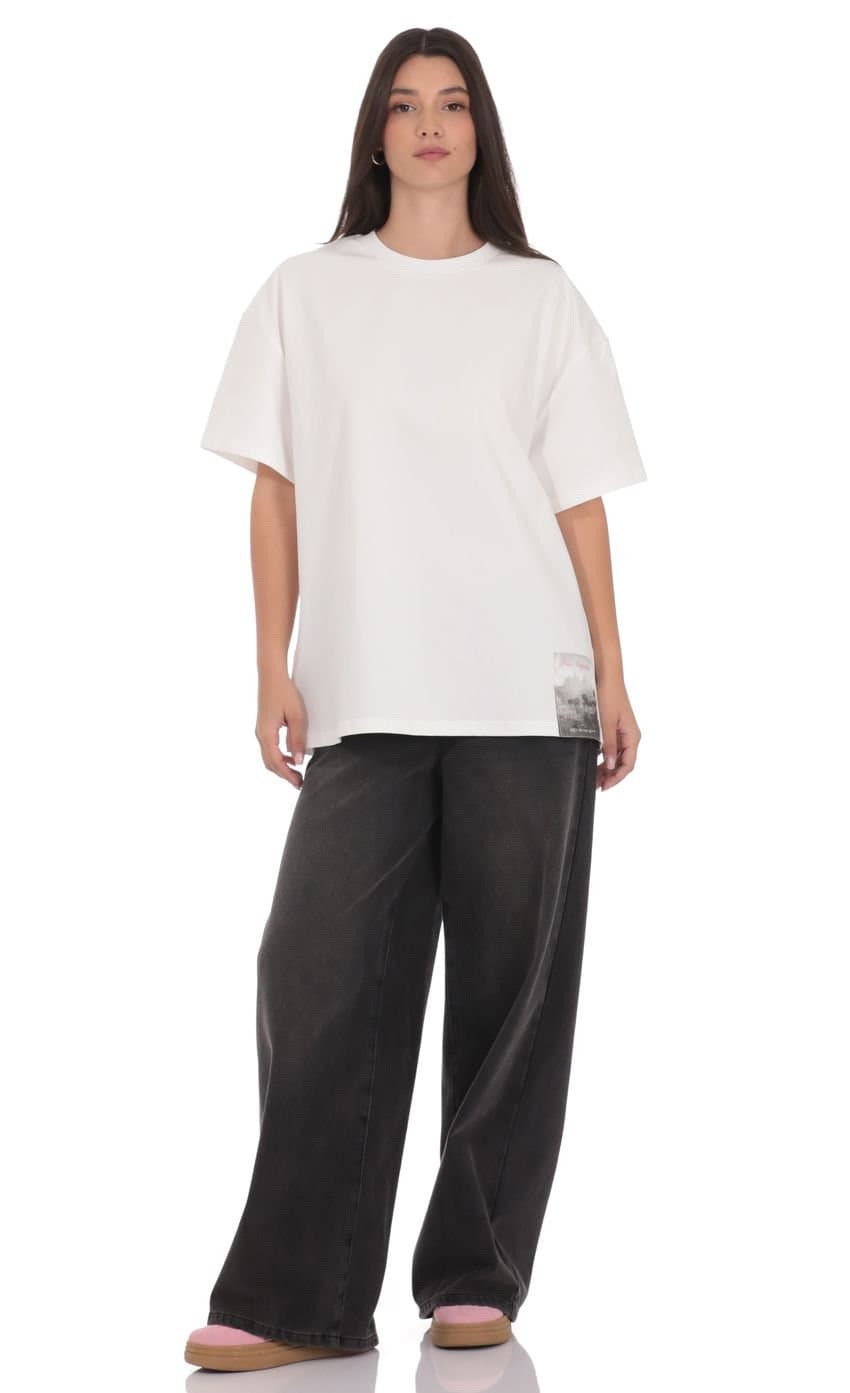 Lucy Graphic T-Shirt in White