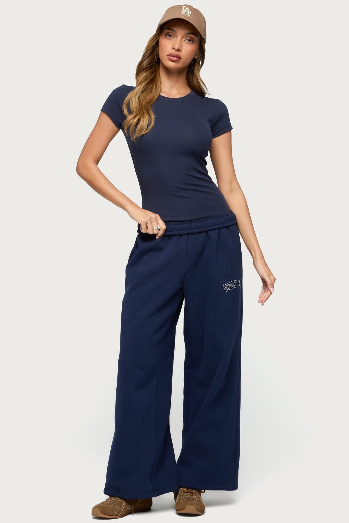 Adley Fitted Bodysuit T-Shirt Style Cotton Spandex Women's Top Size S