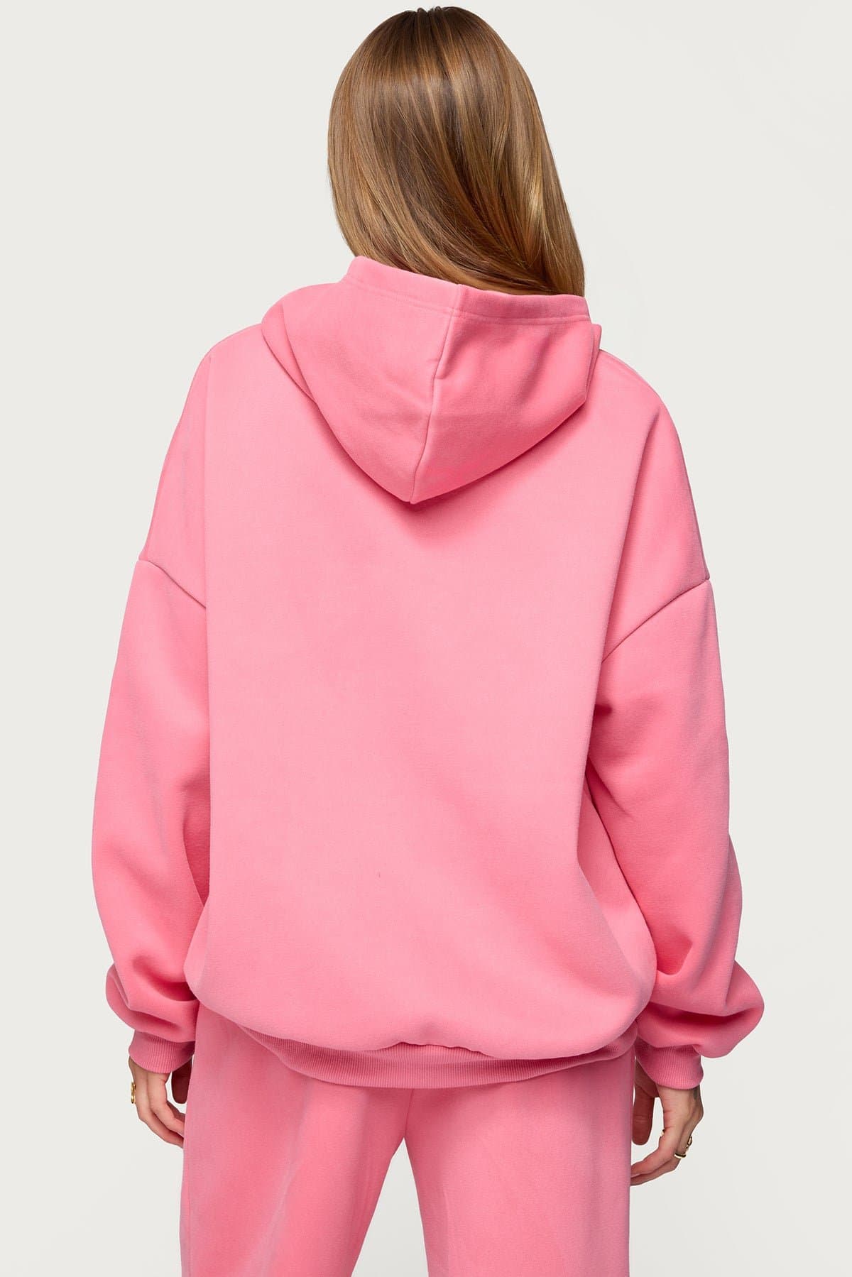 Strawberry Babe Graphic Hoodie - Polyester Cotton Print Sweatshirt Size S