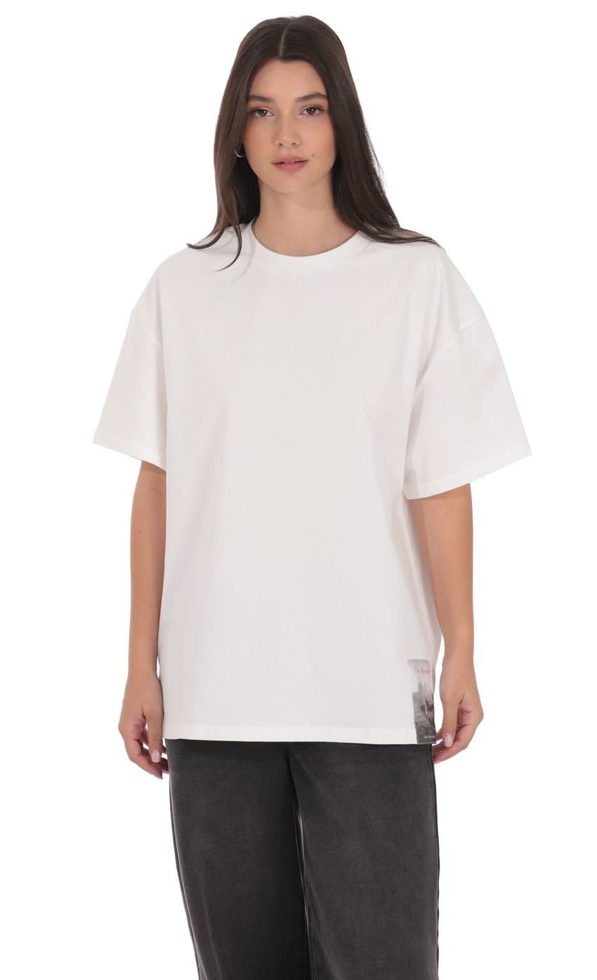 Lucy Graphic T-Shirt in White