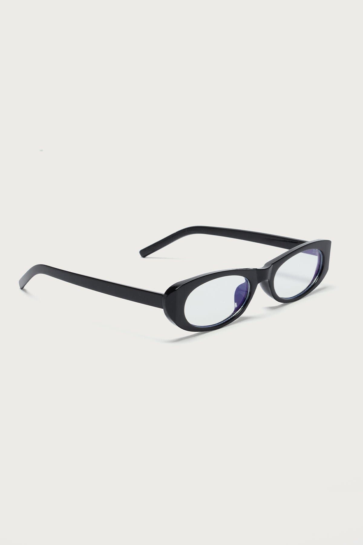 Cattie Cat Eye Glasses Polycarbonate Frame 5.4in Width 0.9in Lens Height