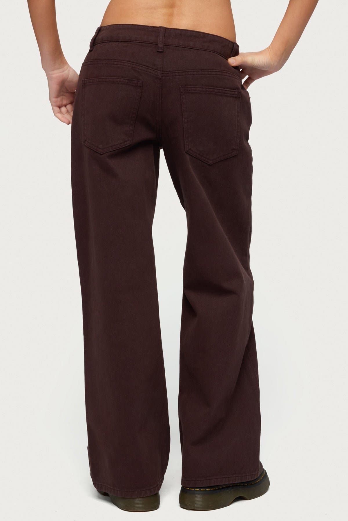 Petite Roman Low Rise Baggy Jeans - Rigid 100% Cotton Denim, Size S Inseam 28.3in