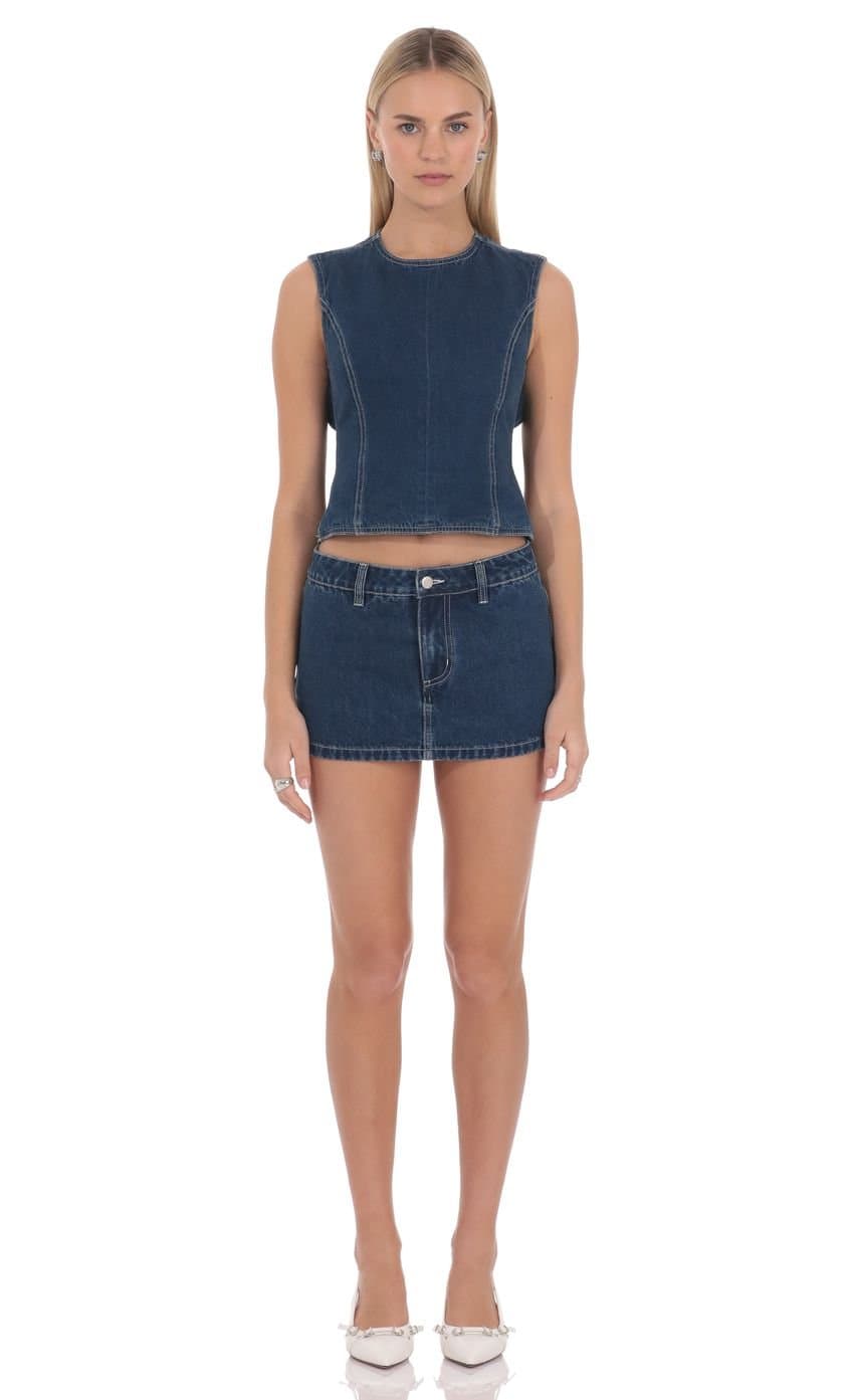 Kalyth Denim Skort