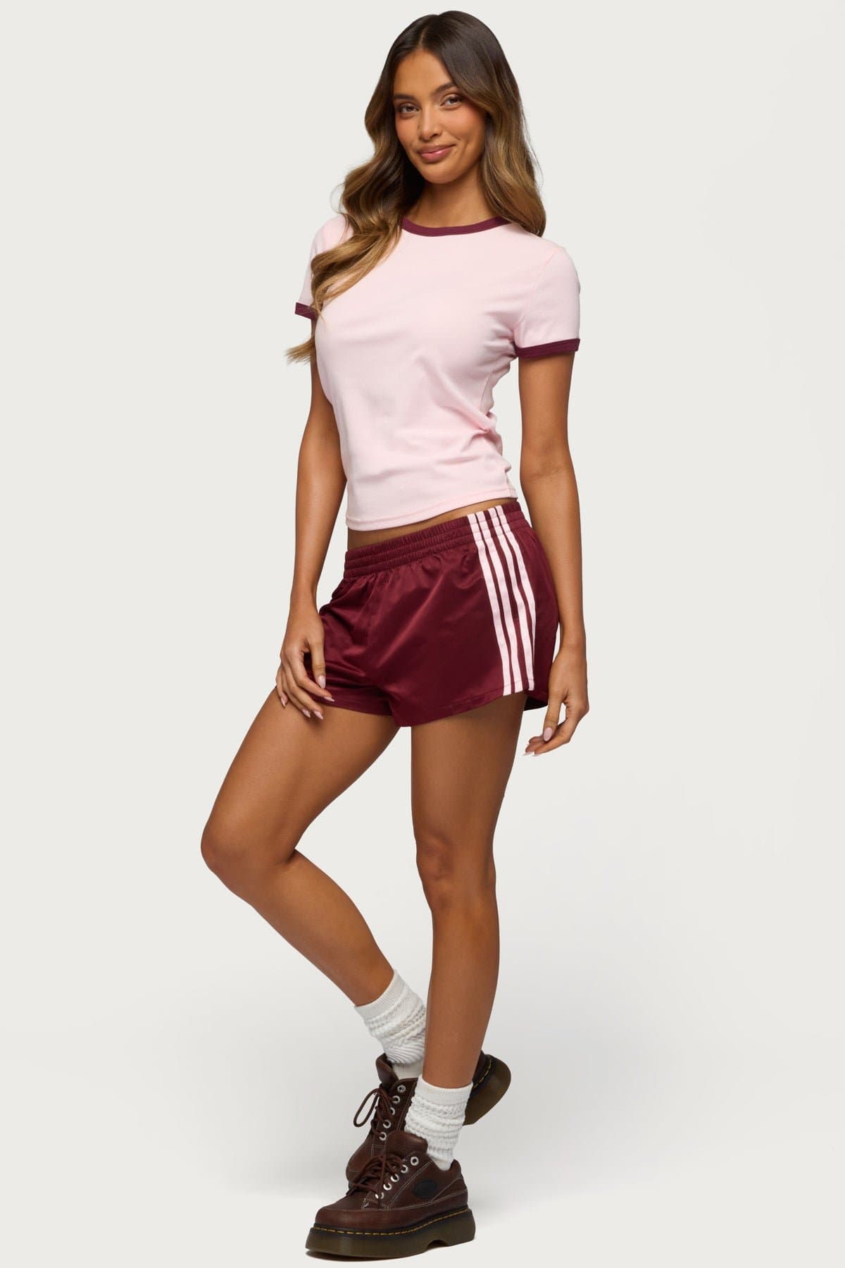 Zeke Contrast T-Shirt - Cotton Spandex Unisex Tee