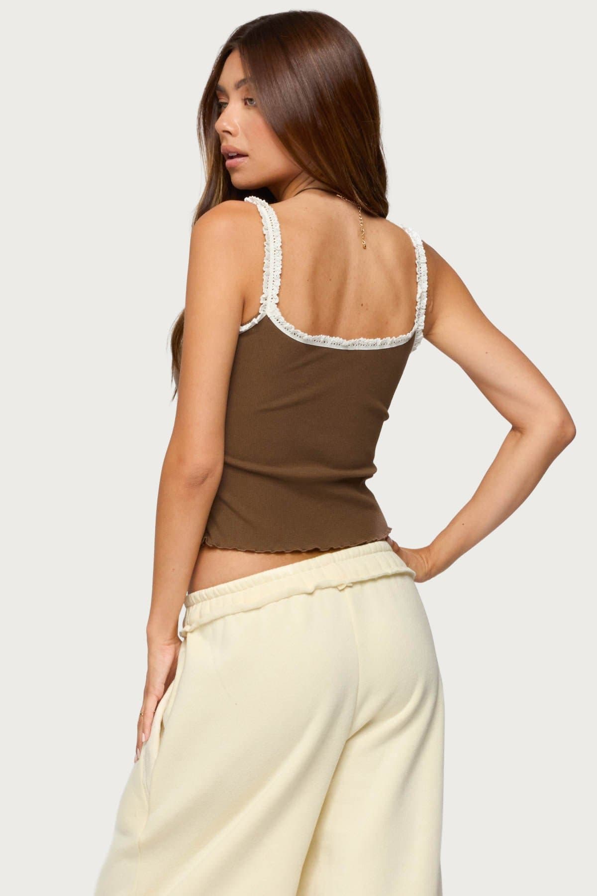 Nashville Cowboy Graphic Tank Top - Cotton Rayon Spandex Lettuce Hem