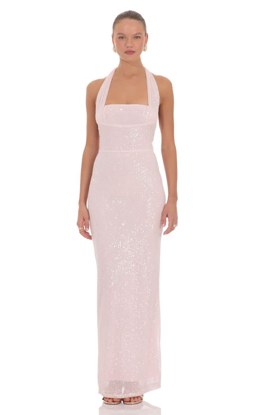 Ayla Sequin Maxi Dress