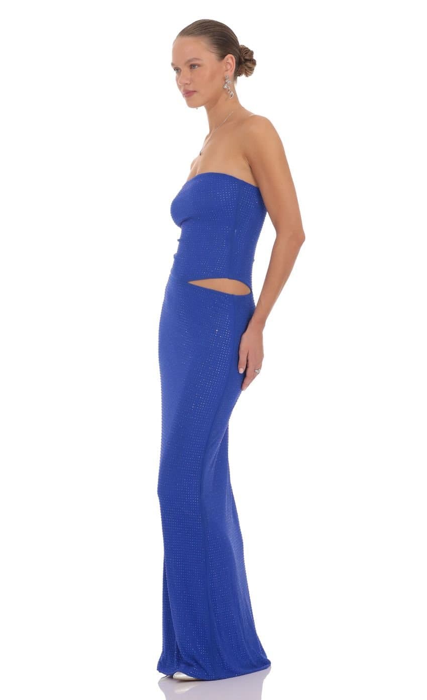 Liora Rhinestone Maxi Dress