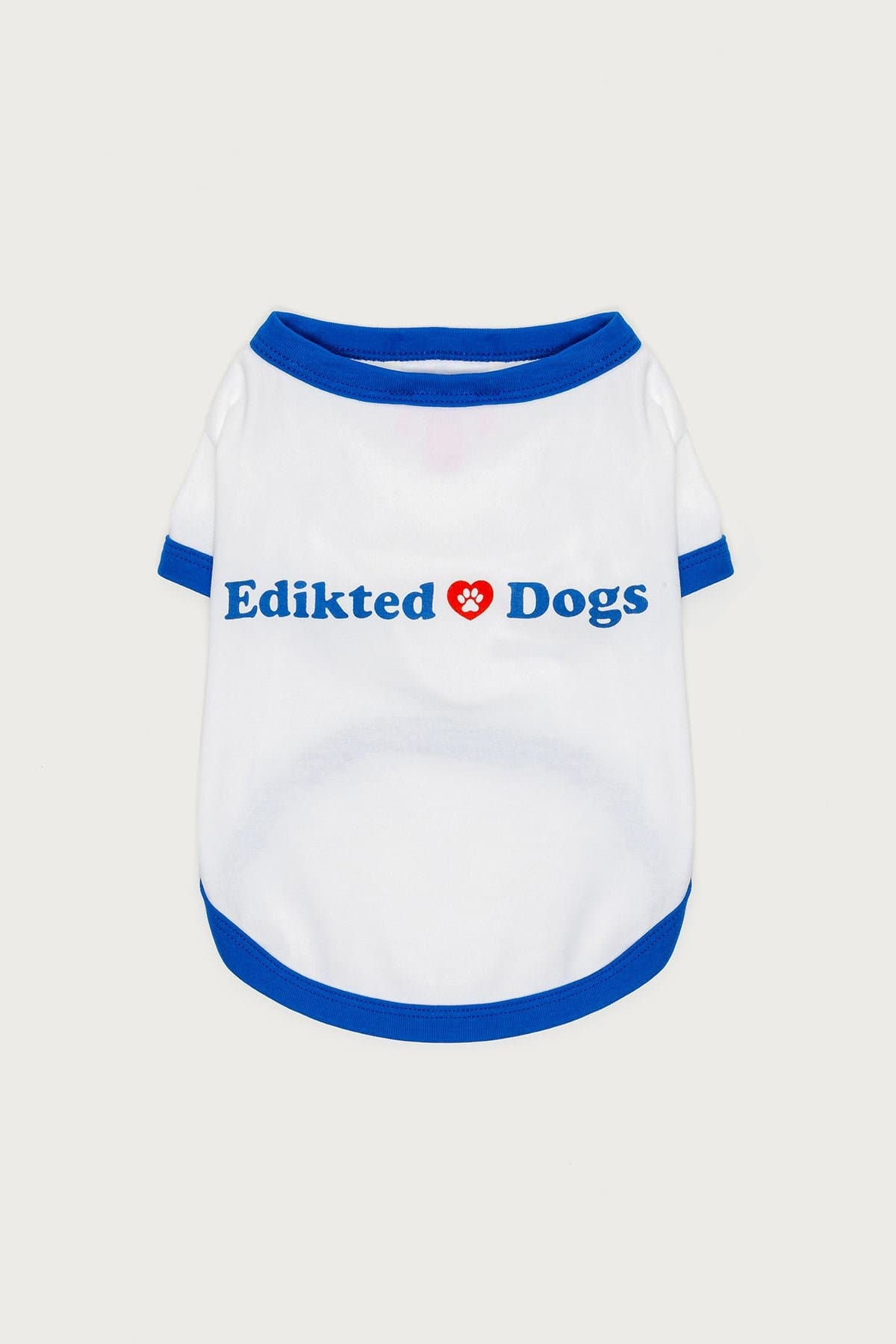 Puppy Lover Pet T-Shirt with Edikted Loves Dogs Graphic Unisex Cotton Spandex