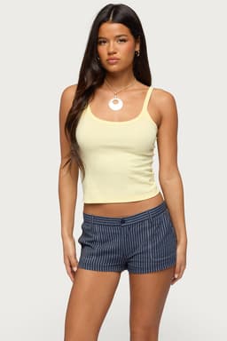 Basic Babe Tank Top - Cotton Spandex Women's Top