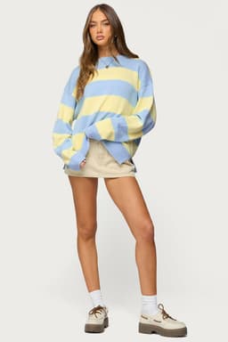 Camelia Denim Mini Skort 100% Cotton