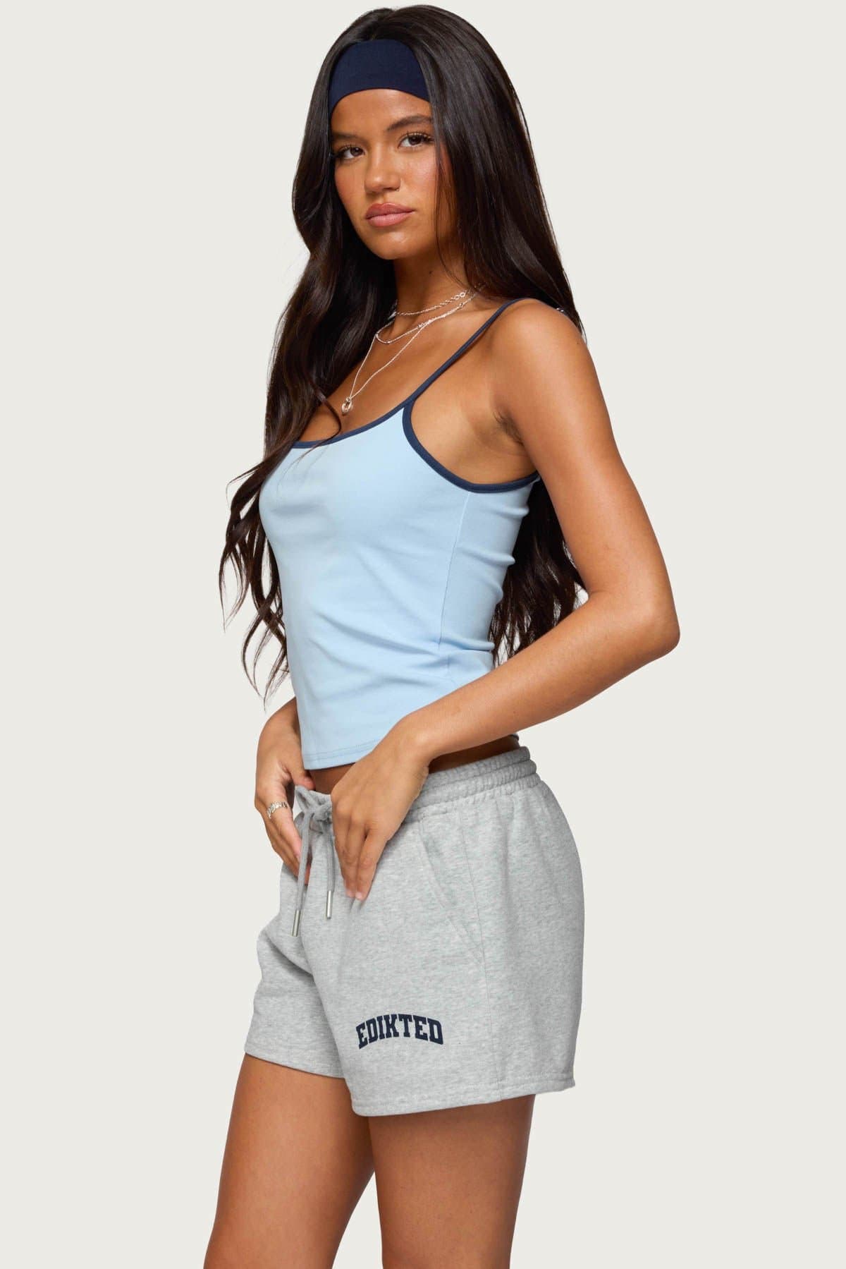 Deanna Tank Top - Adjustable Straps Loungewear in Cotton Spandex