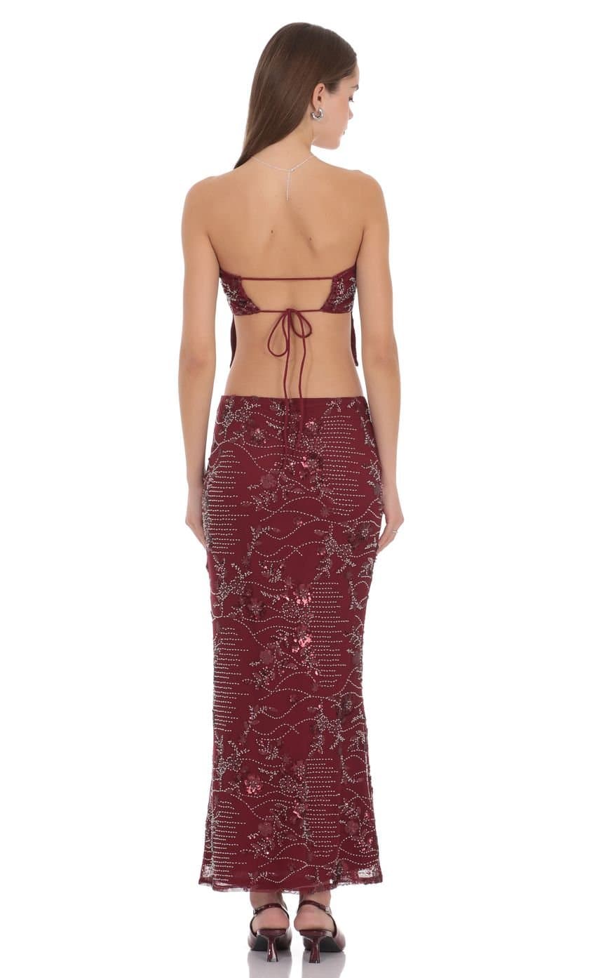 Valence Embellished Maxi Skirt