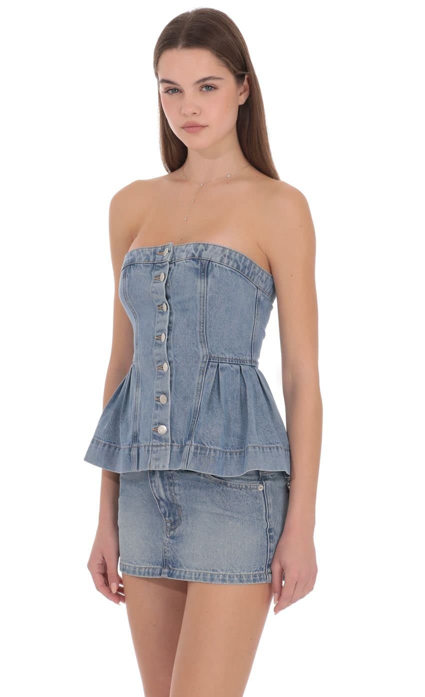 Isabel Denim Top