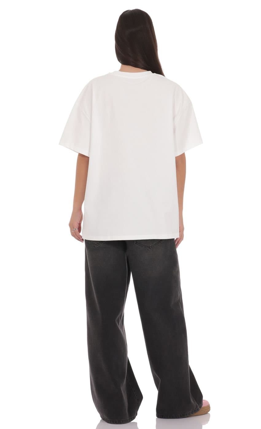 Lucy Graphic T-Shirt in White