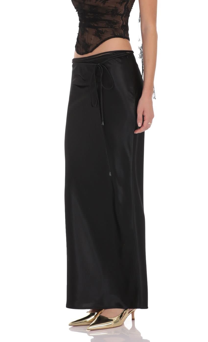 Paloma Satin Maxi Skirt