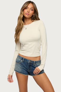Tay Long Sleeve Top - Polyester Spandex Loungewear