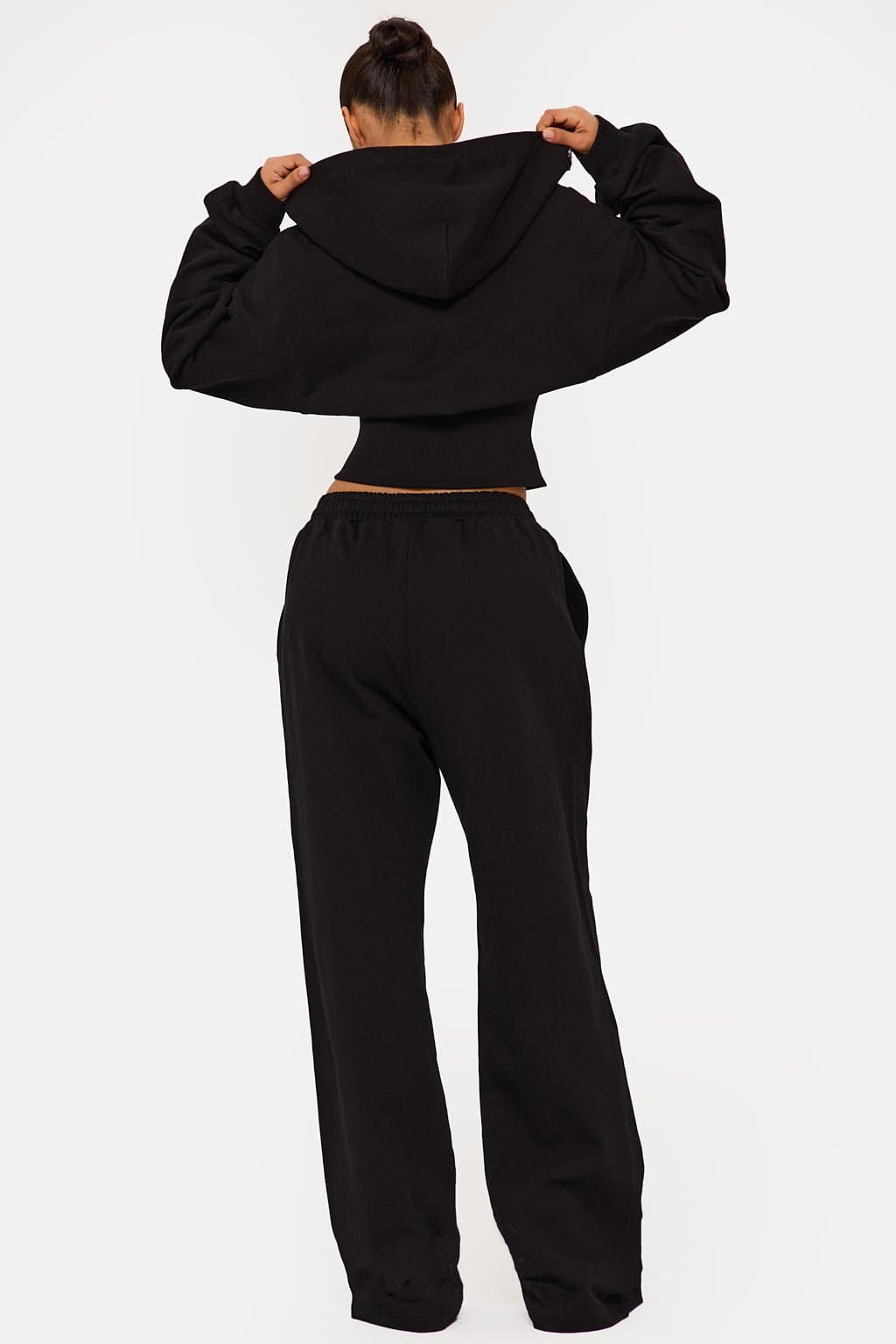 MUSE Jogger Black Straight Leg 450 GSM Cotton Loopback